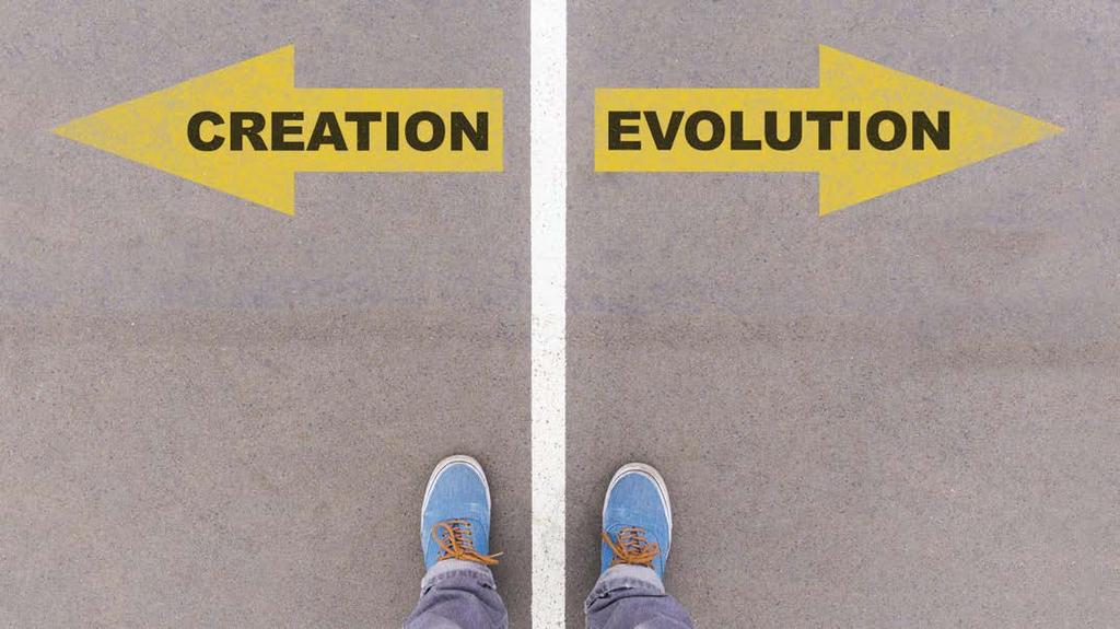 The division over creation vs. evolution is actually a division between the Word of God & the word of man.