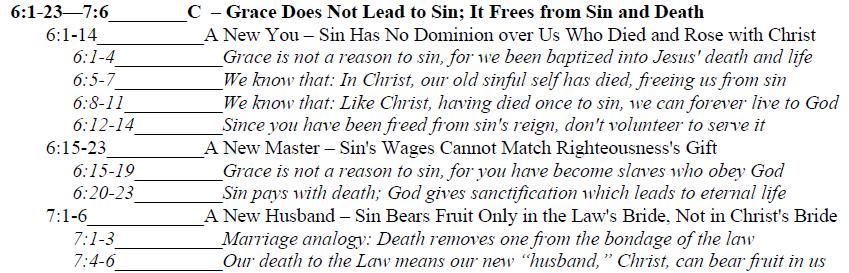 A New You = We cannot be forced to sin A New Master = We see no benefit in sinning A