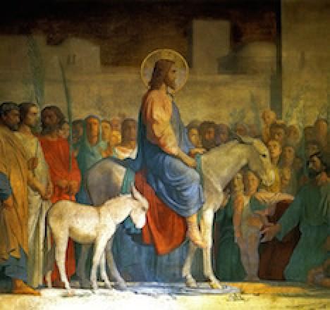 THE REVOLUTIONARY MESSAGE OF PALM SUNDAY By Bishop Robert Barron, USCCB chair of evangelization and catechesis The texts that Christians typically read on Palm Sunday have become so familiar to them