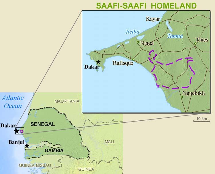People and Language Detail Report Profile Year: 1993 Language Name: Saafi-saafi ISO Language Code: sav The Saafi are an agricultural people living in the west of Senegal, southwest of and