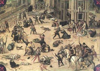 Religious Conflicts 1562 1598 = violent conflict between Catholics and Protestants in France French