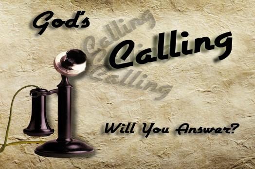 The question that I have to ask you is, are you working for the Lord and answering His call to serve? That answer can only be answered by you.