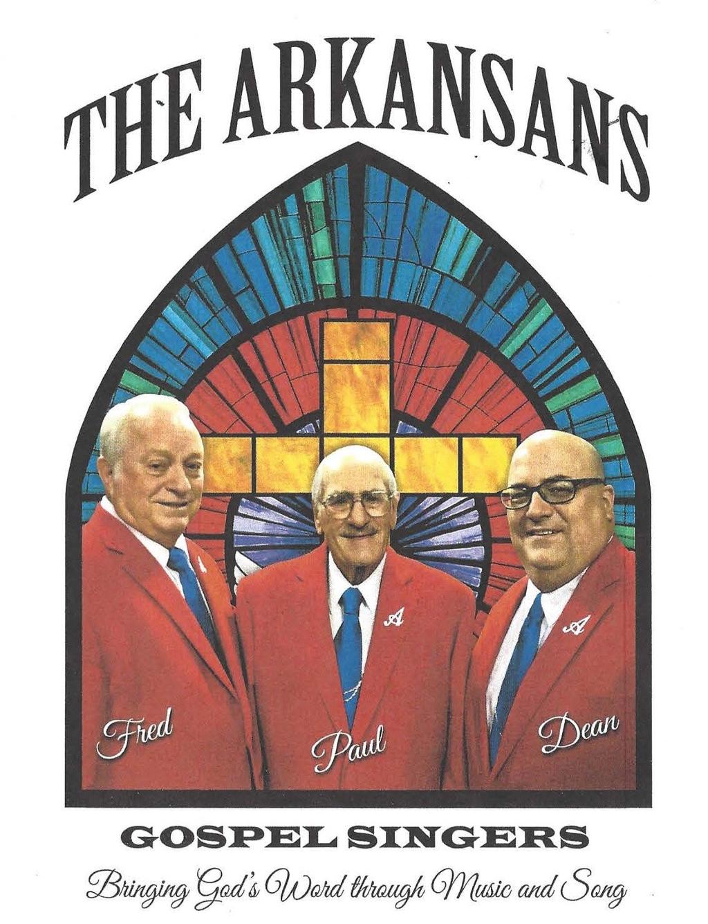 The Arkansans are now scheduling their 2019 year concerts dates and will focus only on Sunday evening services. Twelve concerts dates will be offered on Sunday evening.