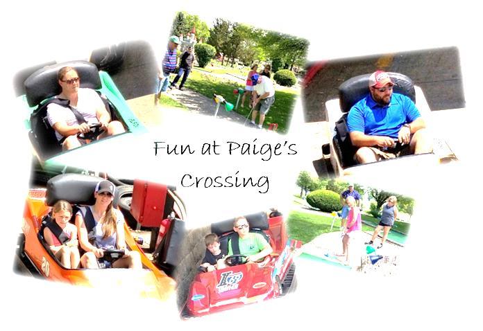 Several from the Church traveled to Paige s Crossing in Columbia City for a fun time of go-carts, batting cages, putt-putt