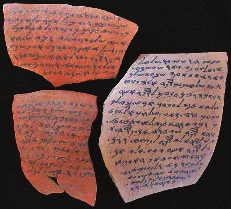 Ostraca 1 and 11 are lists of names which provide insigh