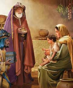 TM THE BIBLE MEETS LIFE: Parents, today s Bible story was about the wise men who visited Jesus. These men journey far to worship the One who would be the Savior.