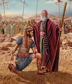 TM THE BIBLE MEETS LIFE: Parents, today your child heard the Bible story of Joshua. God chose Joshua to lead the Israelites into the promised land after the death of Moses.