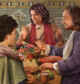 TM THE BIBLE MEETS LIFE: Parents, today s Bible story told about Daniel and his obedience to God s commands with what he ate. Daniel and his friends honored God with their obedience.