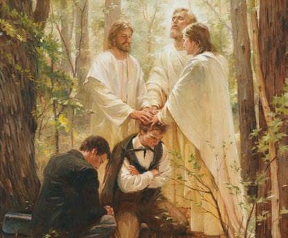 The ancient Apostles Peter, James, and John conferred the Melchizedek Priesthood upon Joseph Smith and Oliver Cowdery.