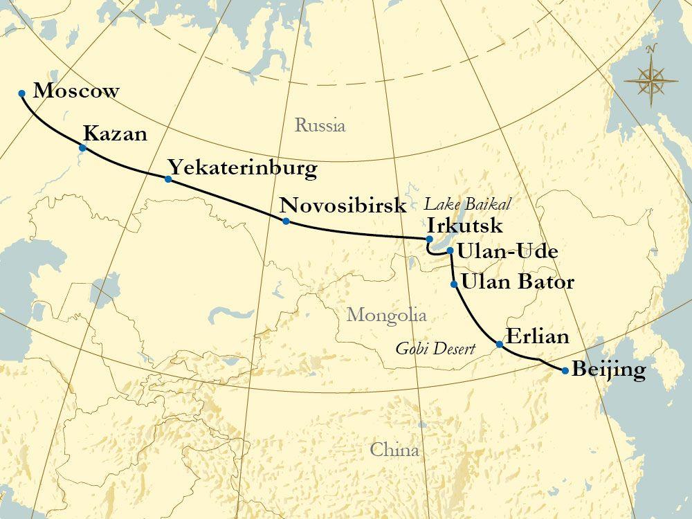 Itinerary Moscow Kazan Irkutsk & Lake Baikal