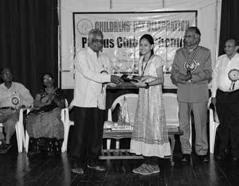 Award Sakthi receives V.