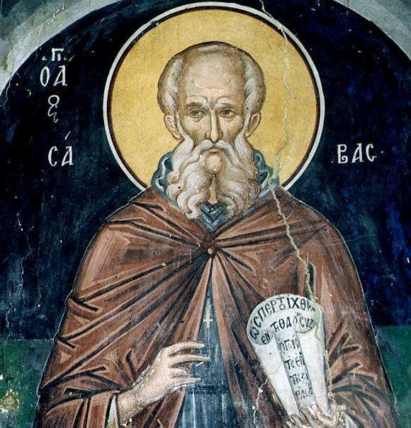 December 5 Saint Sabbas the Sanctified was born in the year 439 in Cappadocia. He dedicated his life to Jesus at a very early age and decided to become a monk.