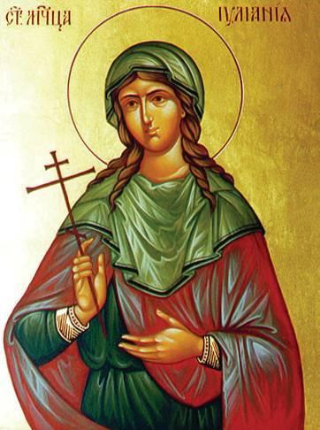 December 21 Saint Juliana of Nicomedia was the daughter of wealthy parents, living under the rule of Emperor Maximian.