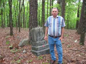 Kenneth Bryant and I visited the Bryant Family Cemetery and while we were there he took me on a tour of his ancestral home place.