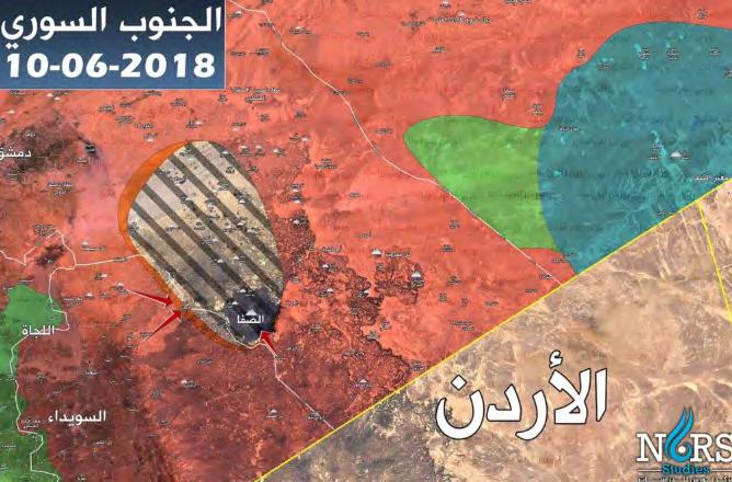 4 Syria Syrian army attack against the ISIS enclave northeast of As-Suwayda This week, the Syrian army launched an attack against the ISIS enclave in the Al-Safa area and the deserts around it, about