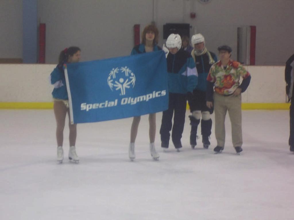Guard was asked to present the Colors at the  Rink The Color