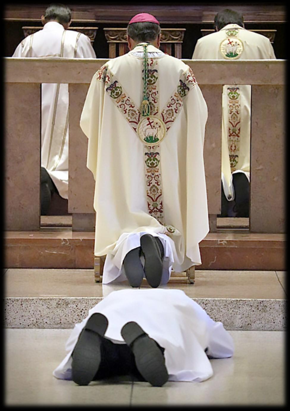 After he recited his profession of vows and received the solemn blessing from the provincial, he went to the altar and signed the act of profession what a great feeling of love filled the Church.