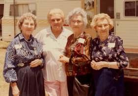 Twenty Years of Grave Markings, Family Days, and Reunions Above from left: The Biggs Sisters Leatha, Mildred, Dora, and Edith daughters of Tennie G.