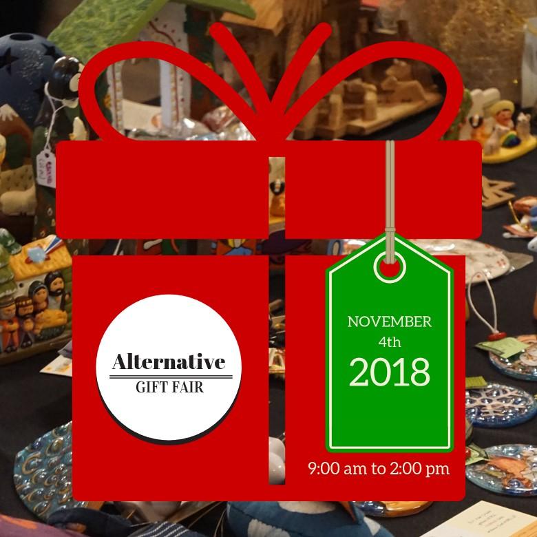 1st News Alternative Gift Fair THIS SUNDAY, November 4th, you can get a jump start on your Christmas shopping as the Alternative Gift Fair returns.