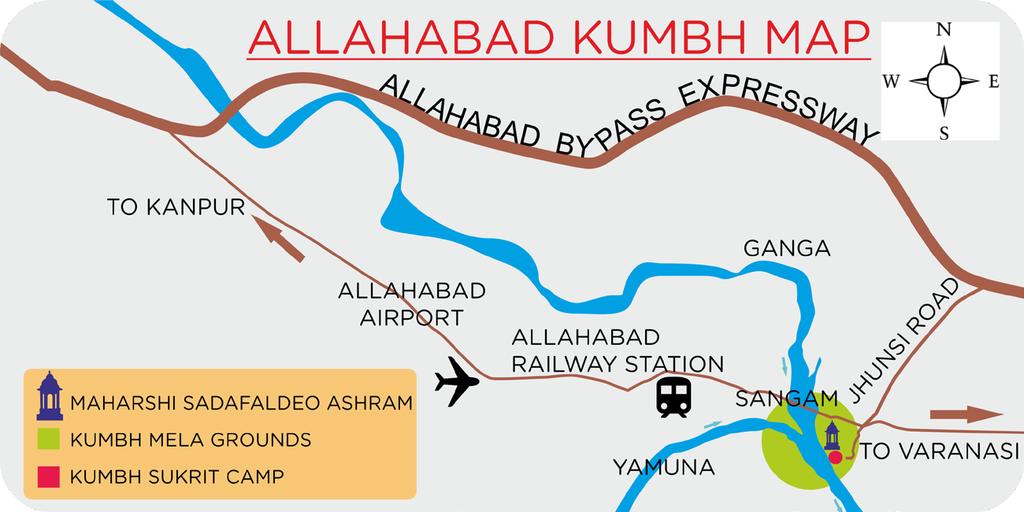 OUR LOCATION Distance from Allahabad Railway station: