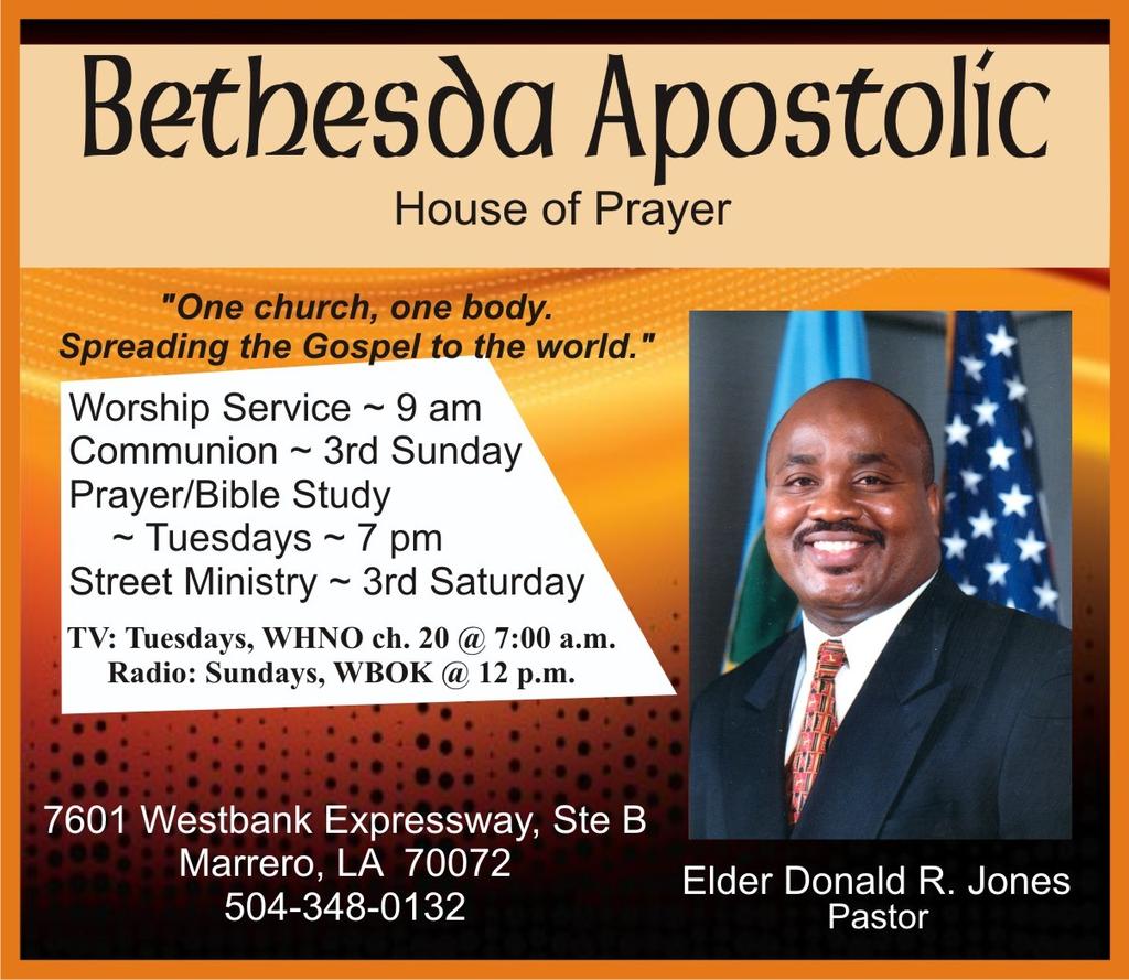 They expect to see you there. For more information, see their ad on page 9. The doors are open to you and yours at Regular Baptist Church, 901 Fifth Street in Gretna.