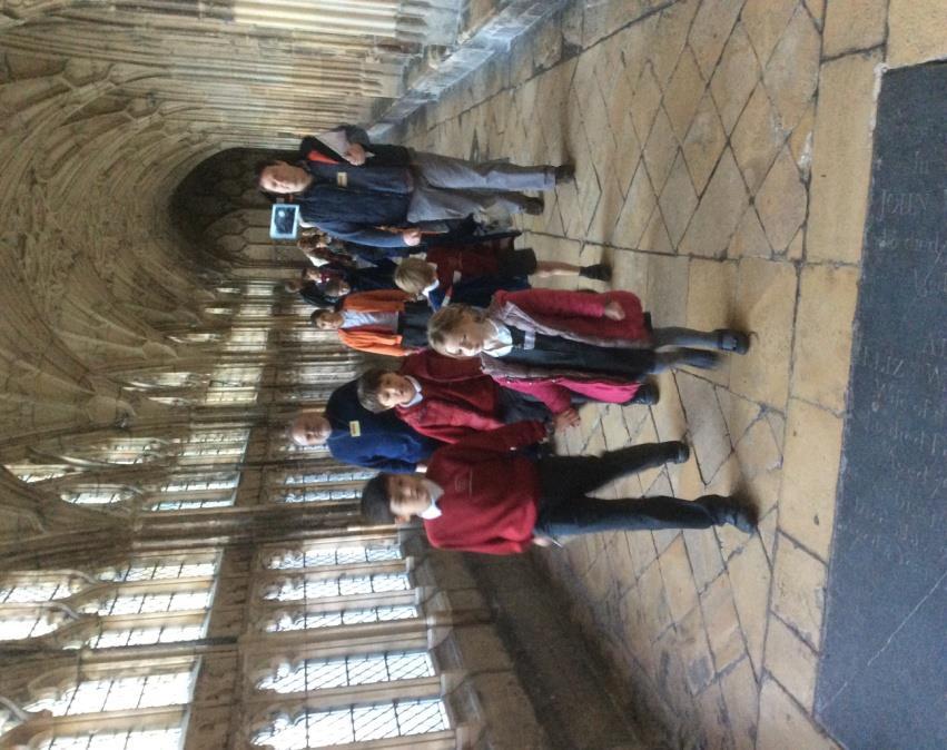 N Years 1 6 visited Gloucester Cathedral to explore spirituality At the start of our visit we