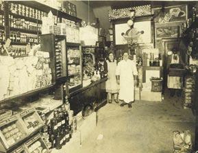 Entire families worked in the stores, including kids! These stores provided everything that the surrounding neighborhood needed.