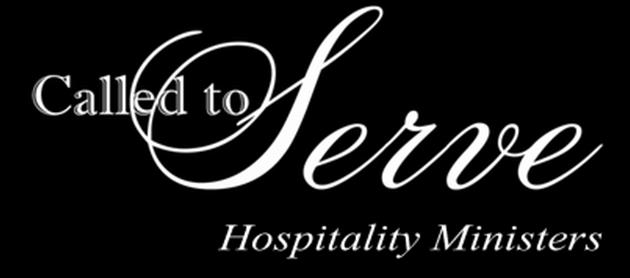 00 Per Person Ministers of Hospitality/Ushers Needed The Ministers of Hospitality offer service and bring order to the Sunday Liturgies and other special events.