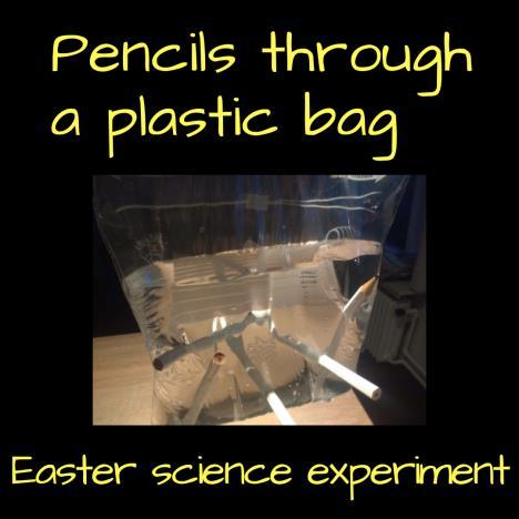 Fun science experiment - Pencils through a plastic bag Jesus has a lot to cope with in this story; the disciples abandon him by falling asleep, Judas betrays him with a kiss, his disciples use