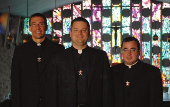 The men of oly Cross serve in a variety of settings education, parish and mission.