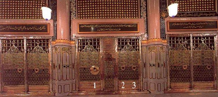 1. The Holy Prophet 2. Hadrat Abu Bakr Siddique 3.