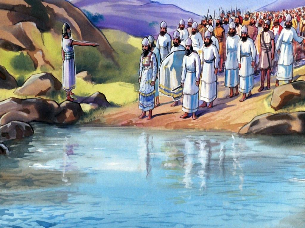 God told Joshua that when the priests reached the Jordan River, they were to step into the water.