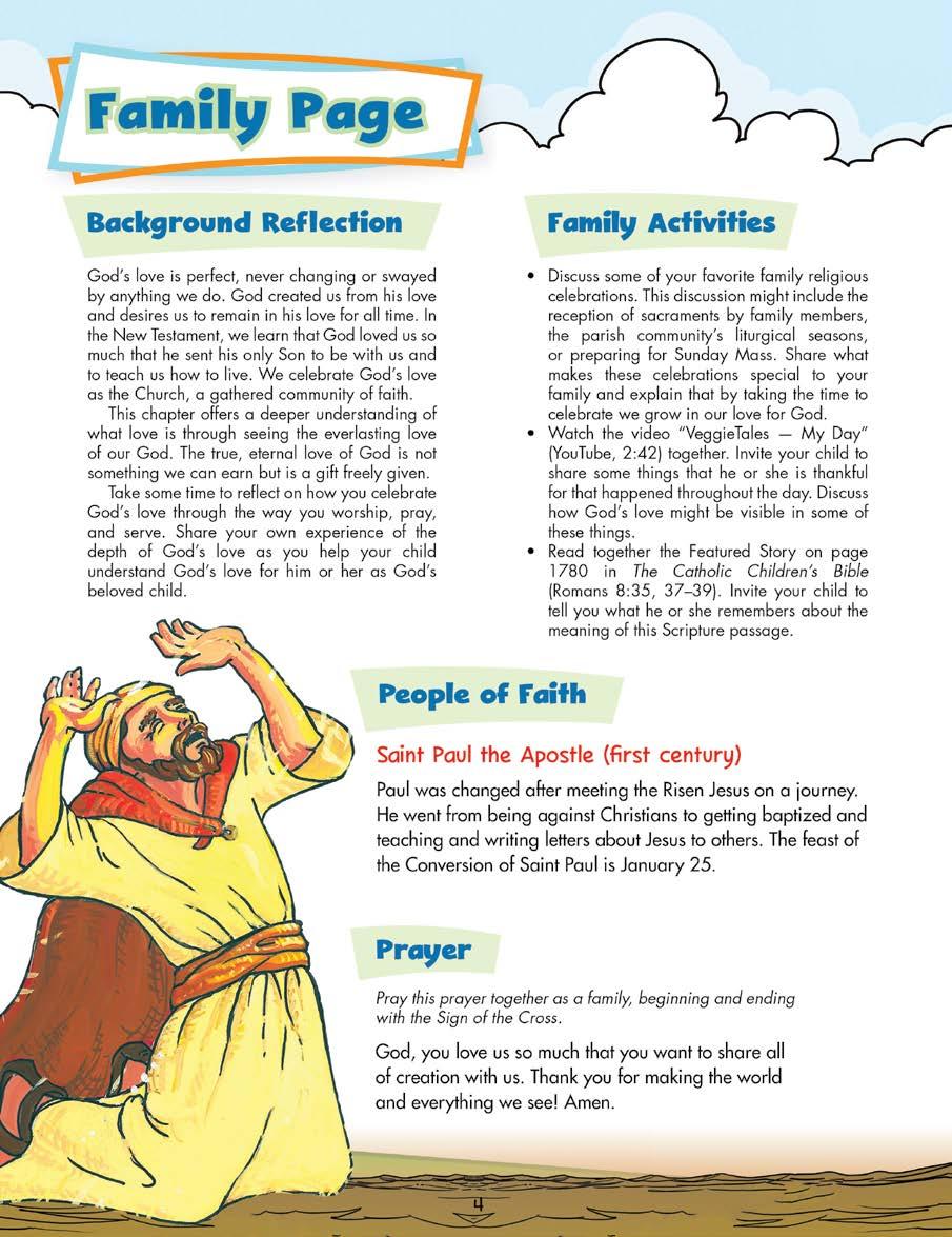 Activity Booklets Family Pages Grades 1 5 Understanding the Components The Family Page provides families with helpful information about the