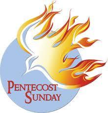 It s Red for Pentecost! Pentecost Sunday will soon be upon us June 8! This Sunday marks 50 days after Easter and the coming of the Holy Spirit.