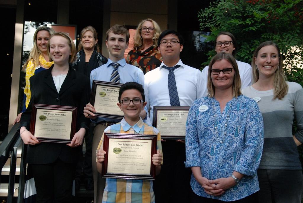 The zoo honored the students at a ceremony on Tuesday night, where they presented their work to community members and zoo scientists. Isaac did great and represented Soille with pride!
