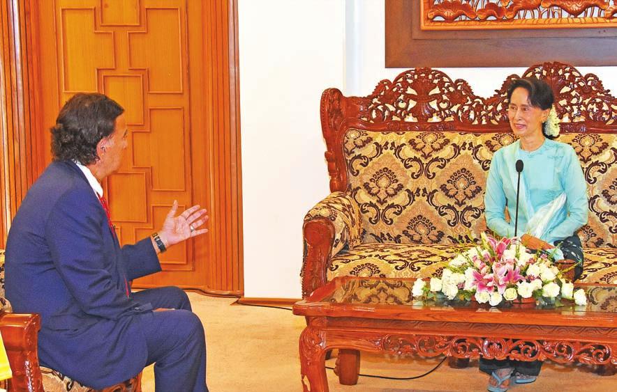 national State Counsellor receives foreign delegations separately 3 State Counsellor Daw Aung San Suu Kyi holds talks with Mr.