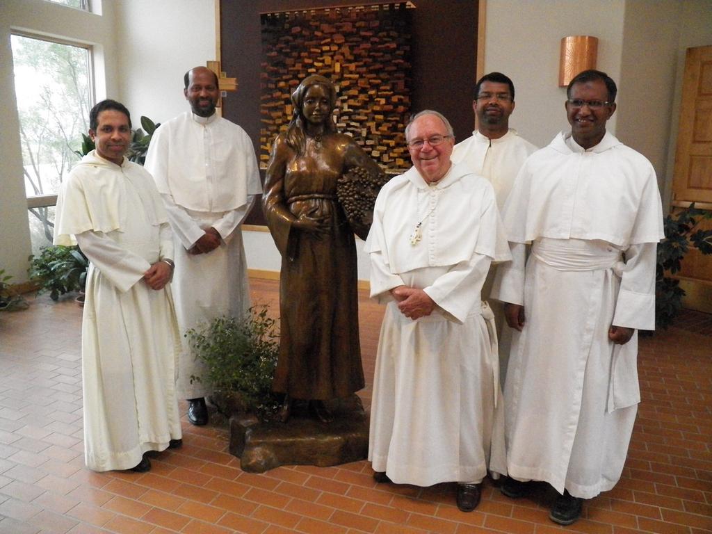 Norbert College A number of Norbertines gave spiritual conferences in recent months; Brother James Owens to a charismatic retreat gathering; Brother Stephen Gaertner and Fr.