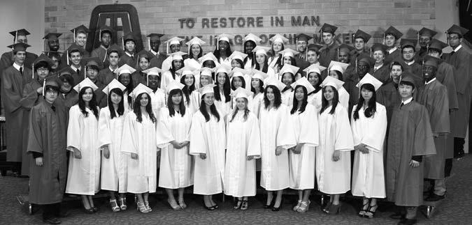 OUR OWN GRADUATES Congratulations, Andrews Academy seniors! Four long years ago who would ve thought that this day would ever arrive.