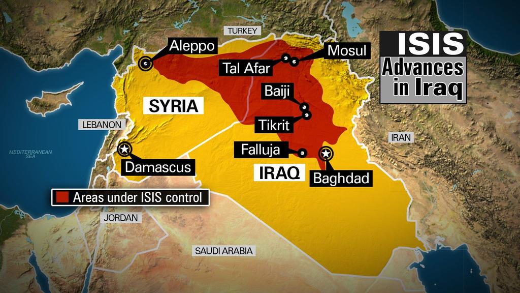 ISIS AREA OF
