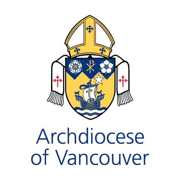 Roman Catholic Archdiocese of Vancouver Logo Heraldic Rose Symbolizes the Cathedral s dedication to Our Lady of the Holy Rosary. Precious Mitre: Standard element of diocesan armorial bearings.
