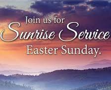 Easter Sunrise Service will be held here at Laurens United Methodist Church