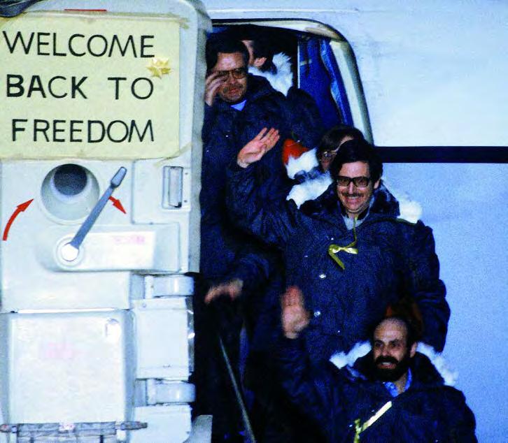 COUNTRIES IN CRISIS THE ISLAMIC REVOLUTION After being held for more than a year, 53 American hostages were finally released by Iran in January 1981.