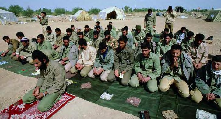While they were held, President Jimmy Carter cut off diplomatic Iranian soldiers pray during a break in fighting in the Iran-Iraq War. Memory of the war still scars many Iranians. relations with Iran.