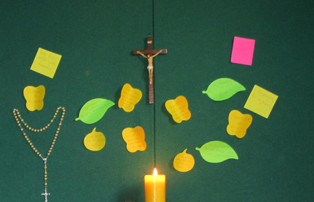 Prayer Experience Create your own Prayer Board Candle optional Visit our website click here www.pastoralcareproject.or g.