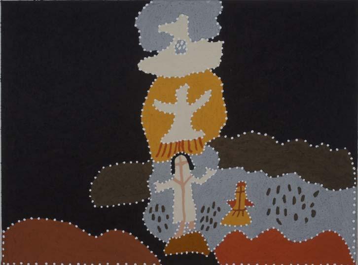 The Cathedral Church of St. James The Seventh Sunday of Easter May 13, 2018 - Sung Eucharist at 9:00am Shirley Purdie (Warmun Aboriginee), Ngambuny Ascends, 2013, natural ochre on canvas.