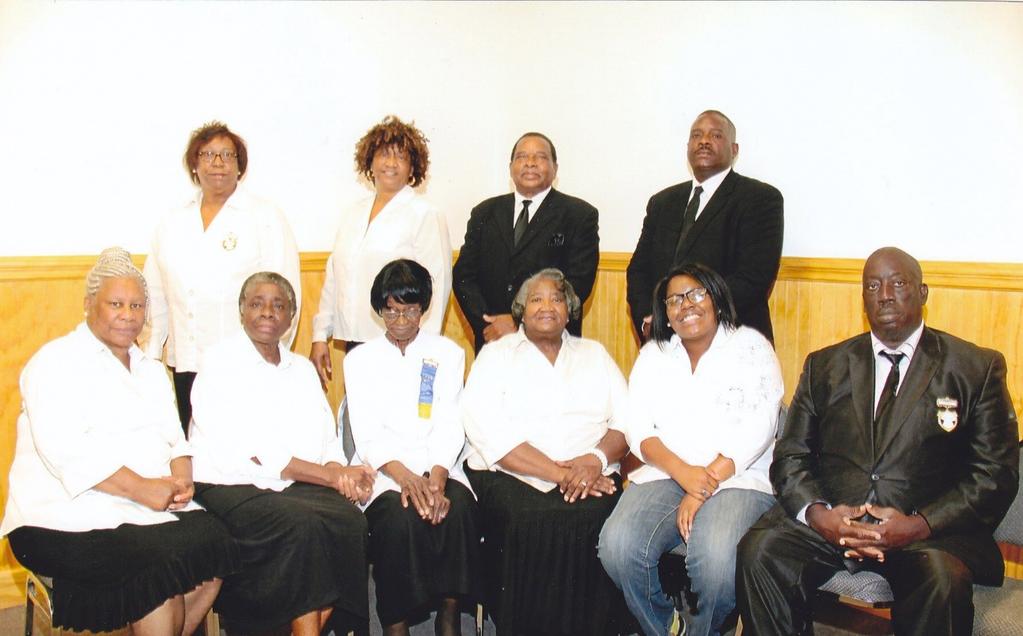 Ushers Ministry Sitting: Alice Butler, Ada Pinson, Frances Wright, Gloria