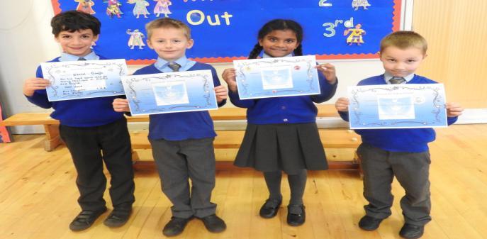 and to 5B and Squirrel Classes on their Achievement Awards