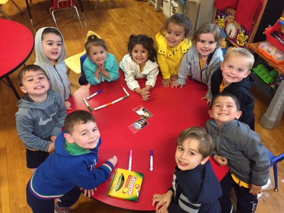 Colorful Crayola Marker Math in Nusery! As a rainy afternoon activity, Mrs.