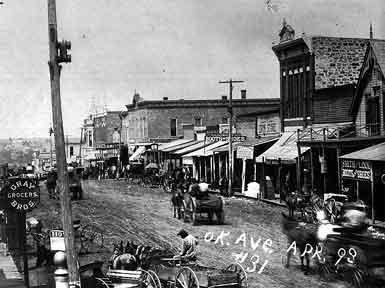 Oklahoma Land Rush 1889 Gave away