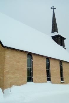 When the spring weather finally arrives and the melting snow makes it possible, the new roof project for the sanctuary will begin!